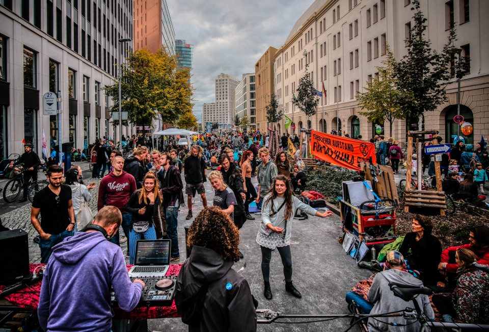 Extinction Rebellion berlinblockieren XRBerlin