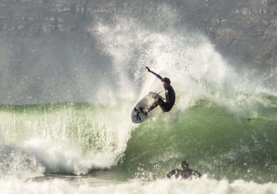 Michael February Surfing